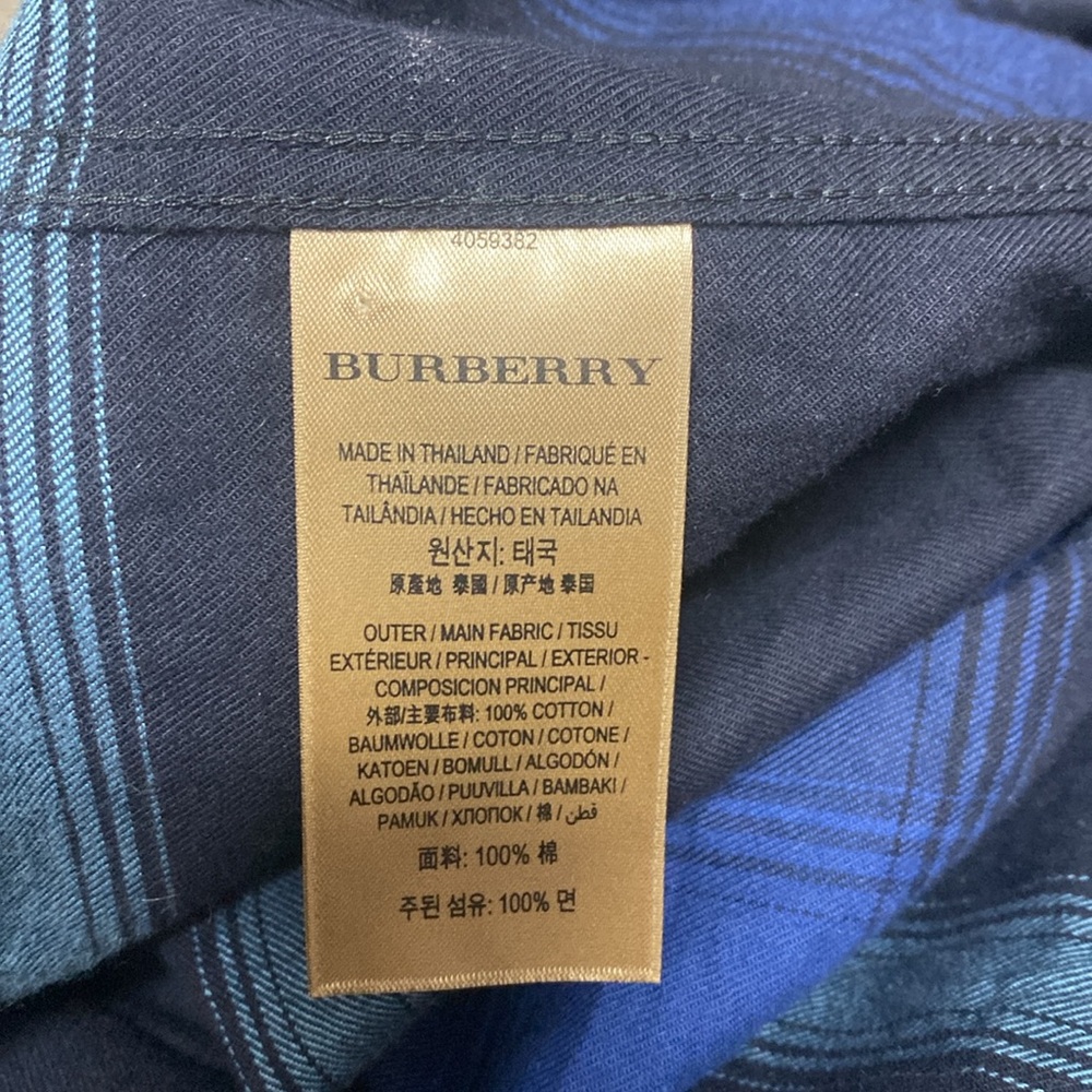 Like New Authentic Burberry Button Down Shirt - image 4